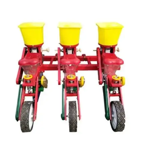 Multiple-row corn seeder