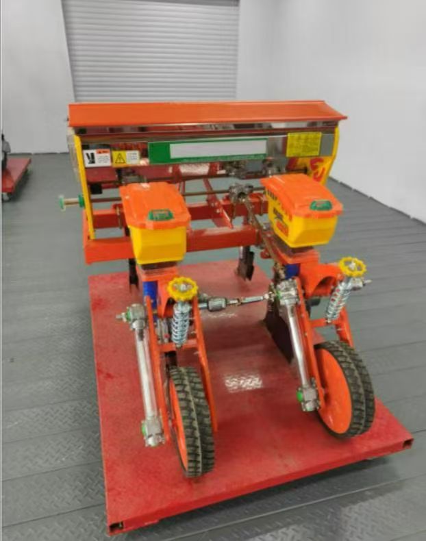 Tractor-Mounted Corn Planter